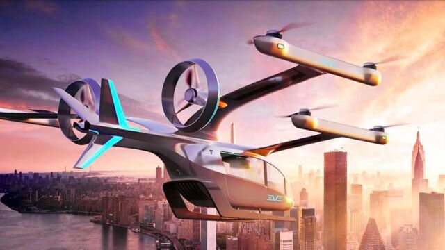 Los drones llevarán a los pasajeros desde los hoteles hasta las zonas cercanas al estadio.