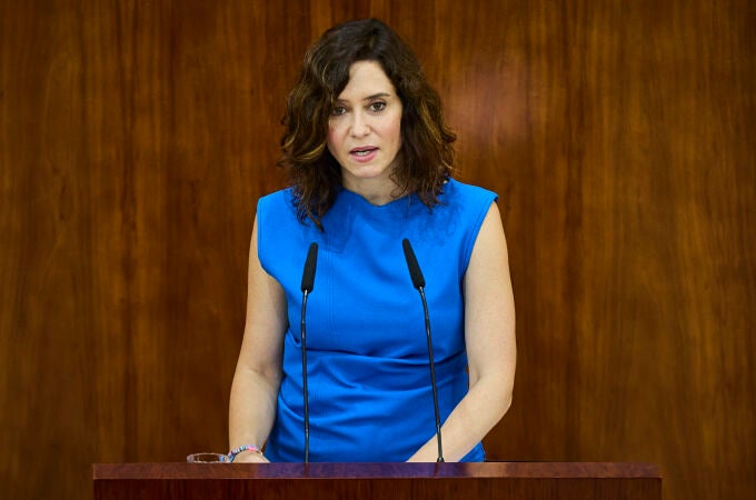 La presidenta de la Comunidad de Madrid, Isabel Díaz Ayuso