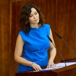 Debate de Estado de la Región, en la Asamblea de Madrid. Comparece Isabel Diaz Ayuso