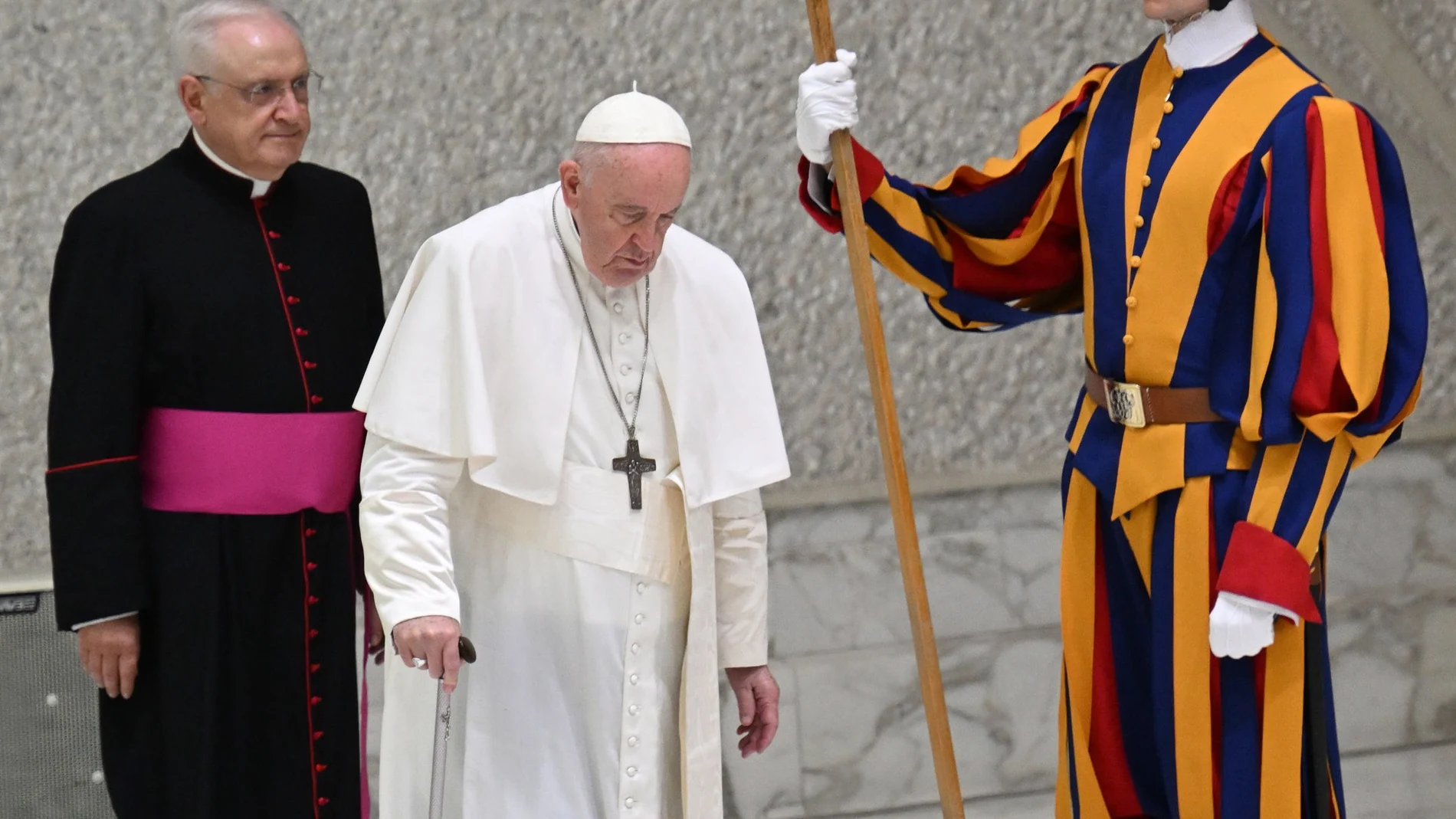 El Papa acude a su reunión de ayer con empresarios italianos