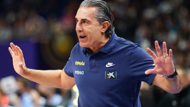 Scariolo, durante un partido
