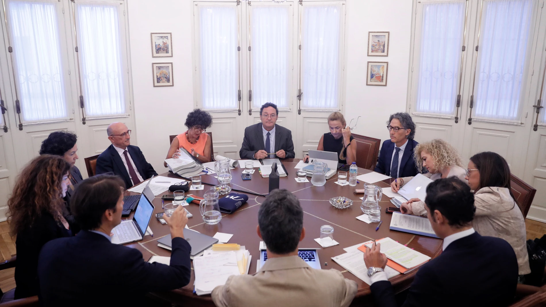 El nuevo Consejo Fiscal presidido por el fiscal general del Estado Álvaro García Ortiz se ha reunido hoy por primera vez