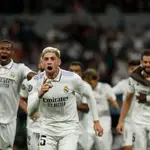 Fede Valverde marcó en el Real Madrid-Leipzig de la Champions