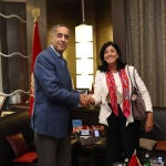La directora del CNI, Esperanza Casteleiro, se reunió hoy en Rabat con su homólogo marroquí, Abdelatif Hammouchi