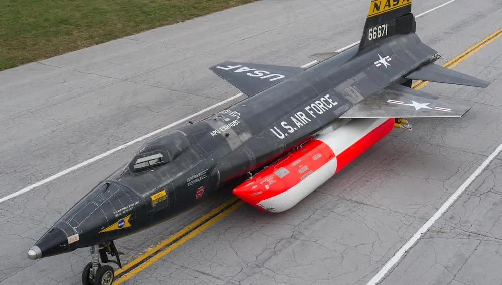 El X-15 del Museo de la Fuerza Aérea de Estados Unidos