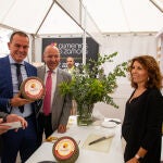 El presidente de la Diputación de Zamora, Francisco José Requejo, inaugura la Feria Fromago, junto a Pedro Medina y José María Barrios