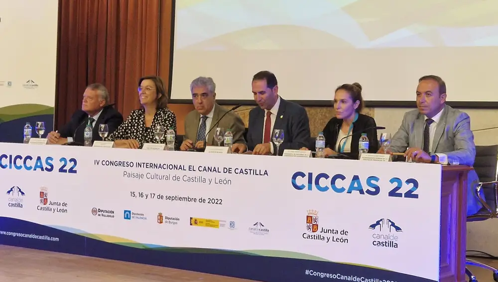 (Inauguración del cuarto Congreso Internacional del Canal de Castilla en Palencia). EUROPA PRESS 15/09/2022