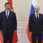 Xi Jinping y Vladimir Putin durante la reunión en Samarcanda (Uzbekistán) en septiembre