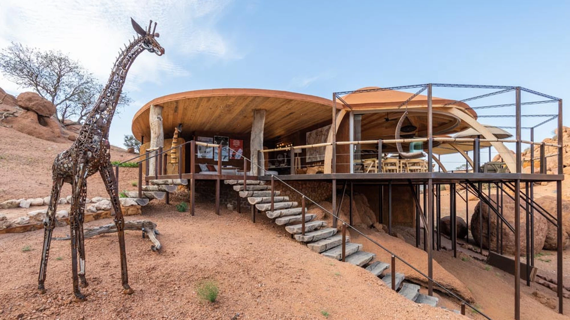 Así es el exclusivo safari en medio del desierto de Namibia.