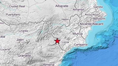 Lugar en el que se ha detectado el seísmo