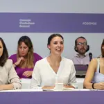 La dirección de Podemos en una reunión del Consejo Ciudadano Estatal