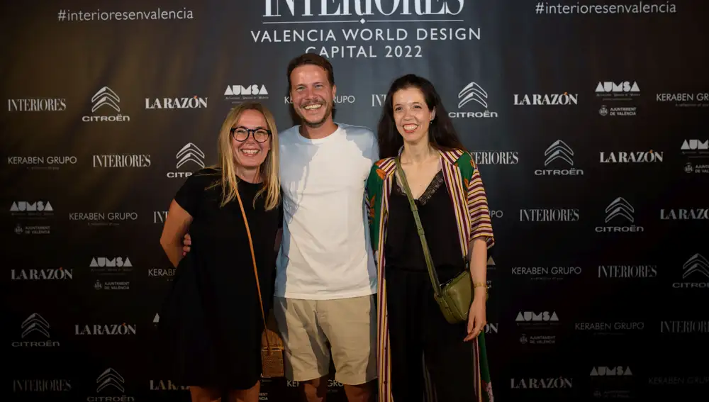 La diseñadora Inma Bermúdez, el arquitecto Moritz Krefter y Eli Gutiérrez
