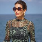 Pilar de Arce con pantalón de Zara y transparencias
