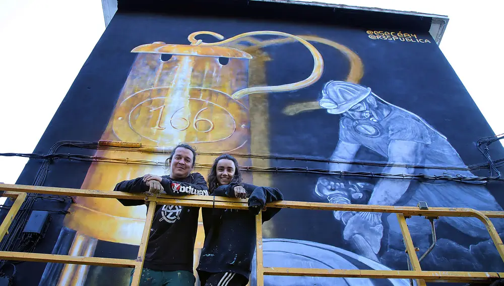 Ciñera refuerza su esencia con un gran mural