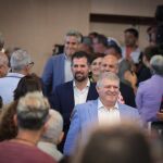 Luis Tudanca, a su llegada al Consejo Político Federal del PSOE