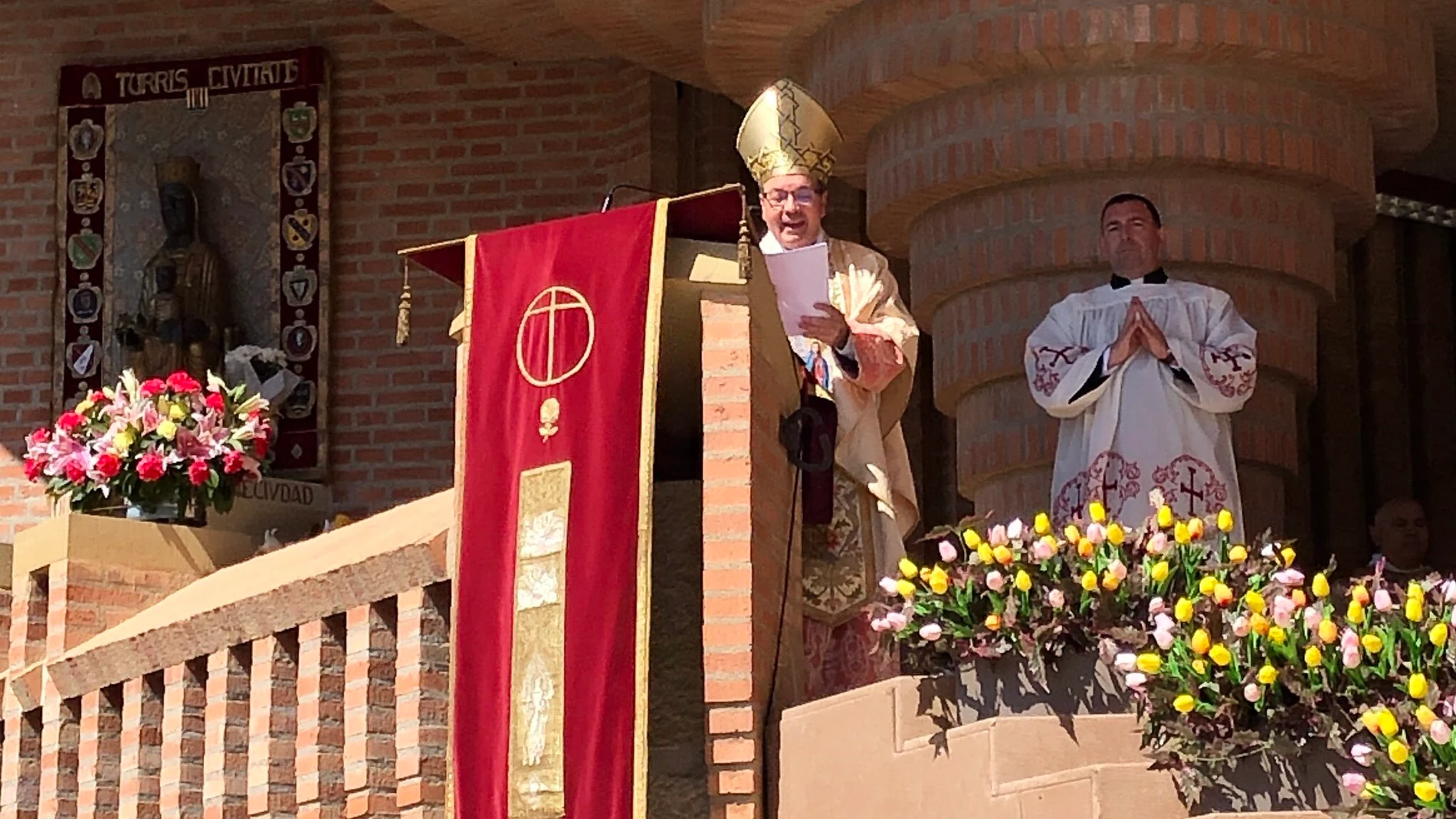 El obispo de Vitoria, Juan Carlos Elizalde en Torreciudad