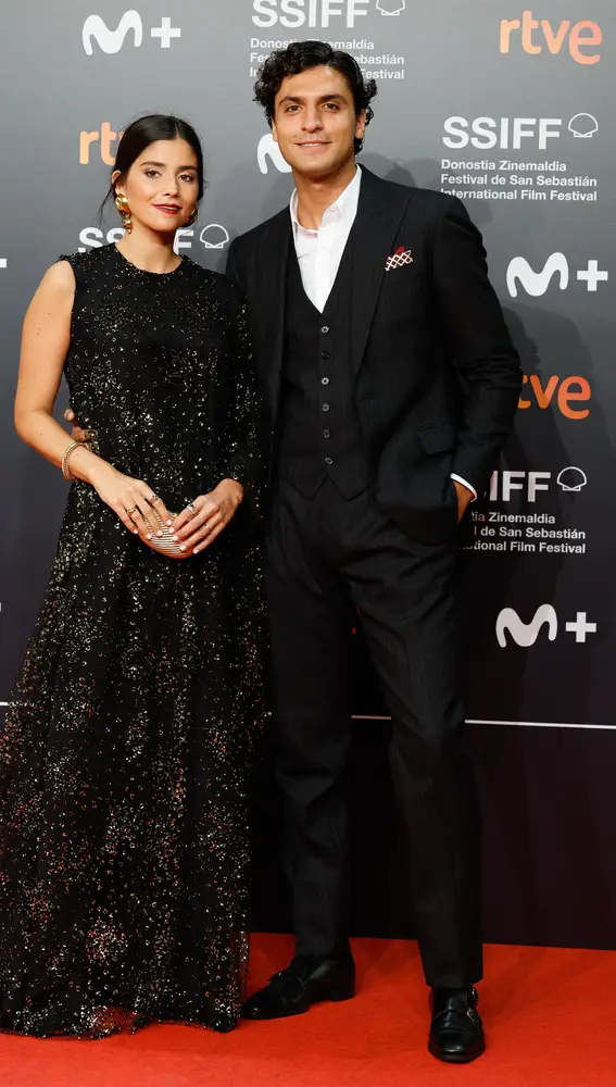 María García de Jaime y Tomás Páramo en el Festival de San Sebastián.