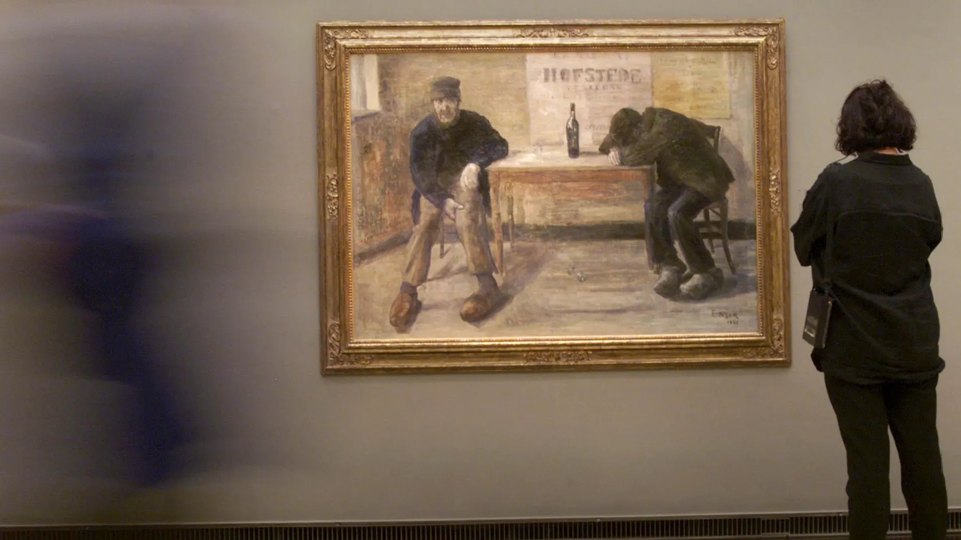 "Los borrachos" (1883), de James Ensor, en el Museo de Bellas Artes de Bruselas