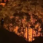 Incendio en la calle Jaén de Madrid