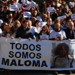 Manifestación en demanda de libertad para Maloma