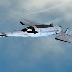 Diseño de Oscar Viñals del avión supersónico "HyperSting"