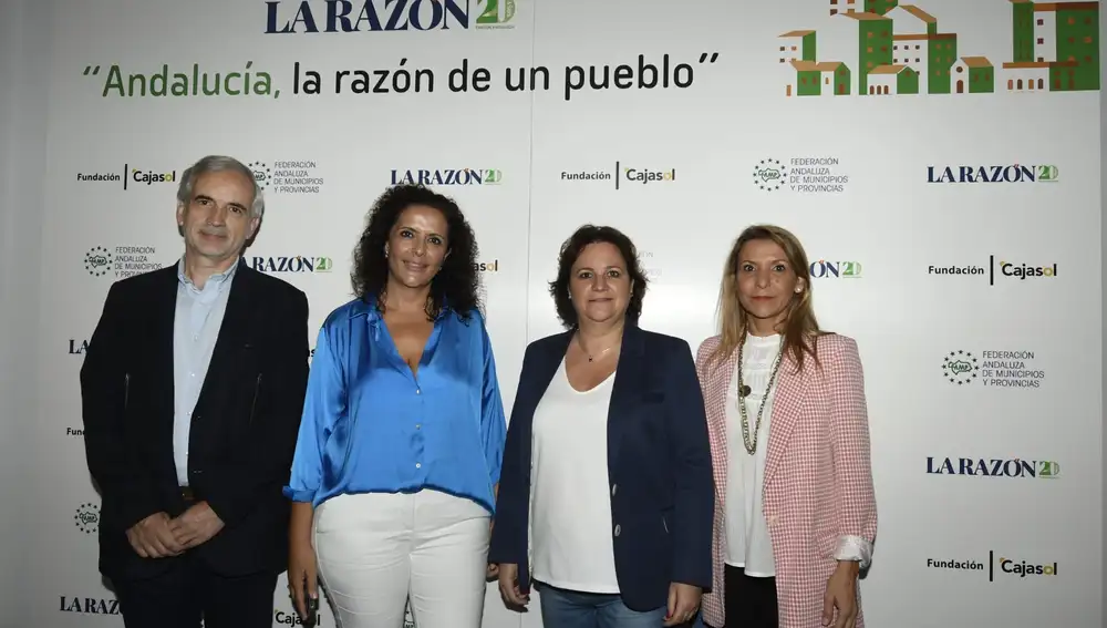 Aquilino Alonso, Rocío Sutil, Regla Martínez y Amanda Copete