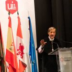 El rector de la Universidad Isabel I de Castilla, Alberto Gómez Barahona, durante su intervención