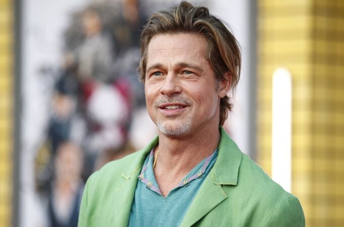 El actor y escultor Brad Pitt
