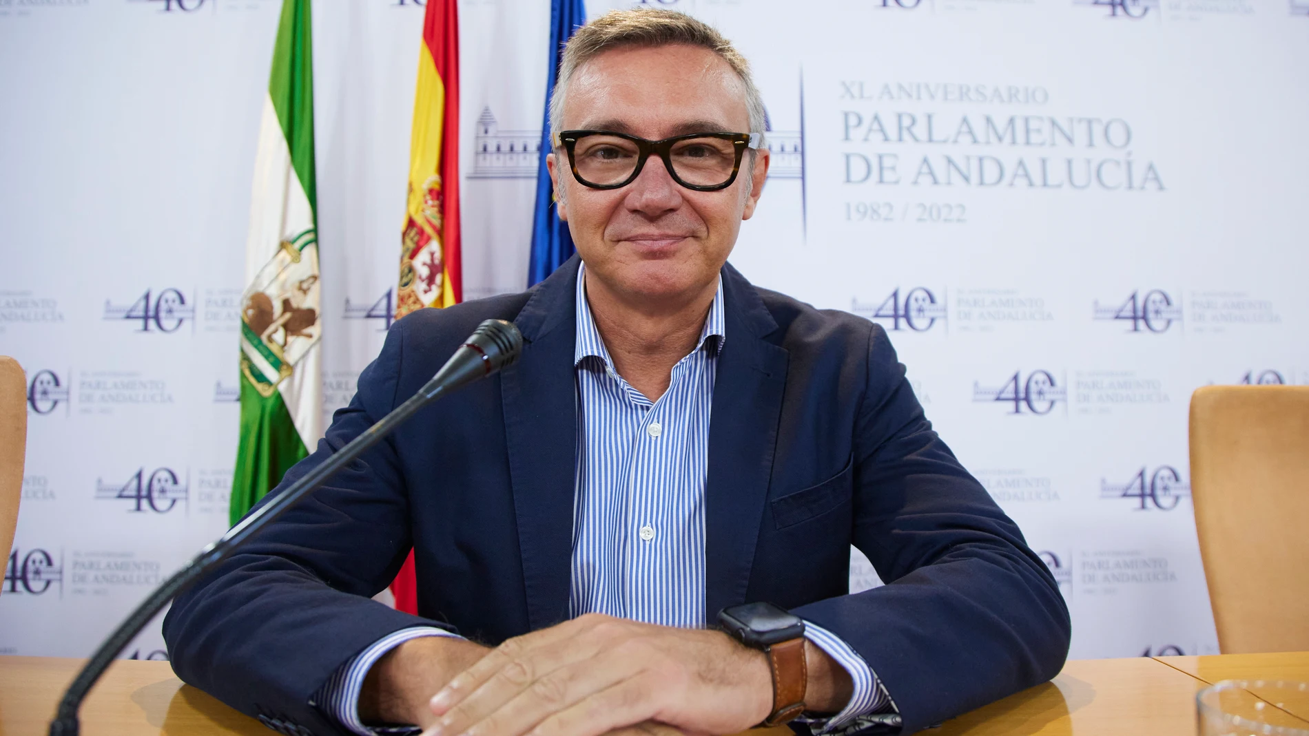 El portavoz del Grupo Parlamentario Vox, Manuel Gavira. Joaquín Corchero / Europa Press