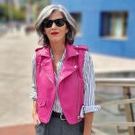 Carmen Gimeno con chaleco de Zara.