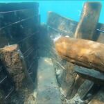 Un barco de más de 1200 años hundido en Tierra Santa, Israel.