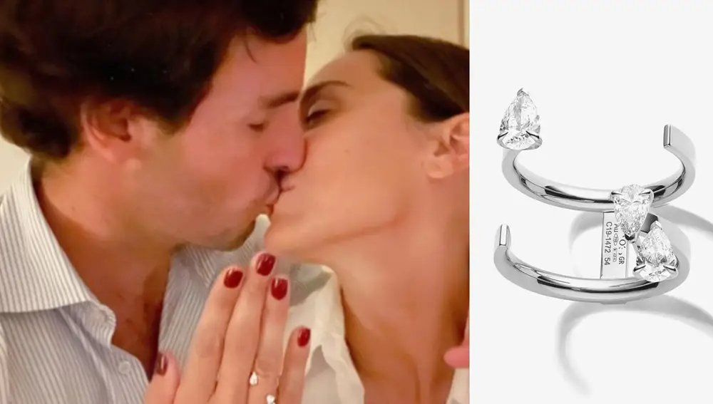El anillo Serti Sur Vide de la firma italiana Repossi con el que Iñigo Onieva pidió matrimonio a Tamara Falcó
