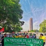 Imagen de la manifestación que se ha producido en Sevilla