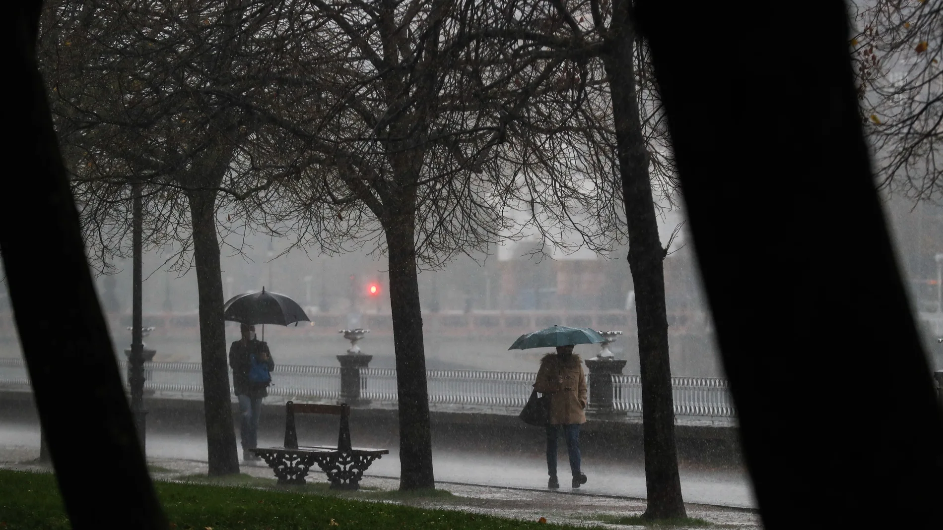 Las lluvias serán abundantes durante todo el día de mañana en casi todo el país