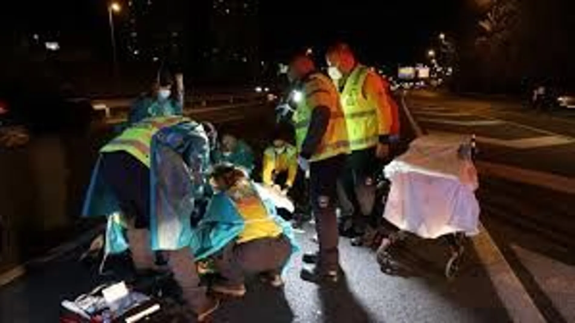 Herido grave un motorista al salir despedido unos 40 metros en la M-11