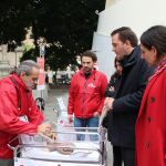 La iniciativa multisensorial, en la plaza de la Encarnación de Sevilla. Médicos Sin Fronteras consigue salvar el 80% de los nacimientos prematuros