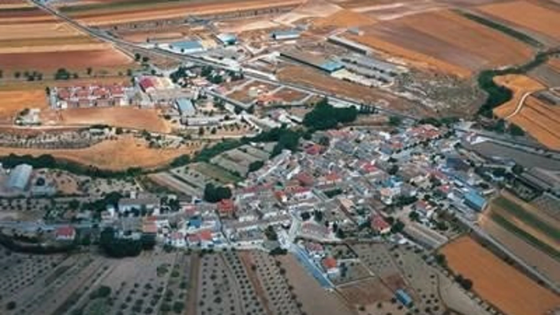 Imagen aérea de la localidad de Ventas de Huelma