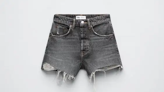 SHORTS DENIM HIGH RISE