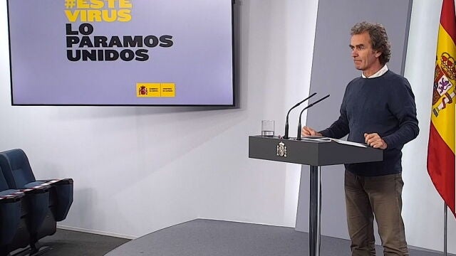 El director del Centro de Coordinación de Emergencias del Ministerio de Sanidad, Fernando Simón