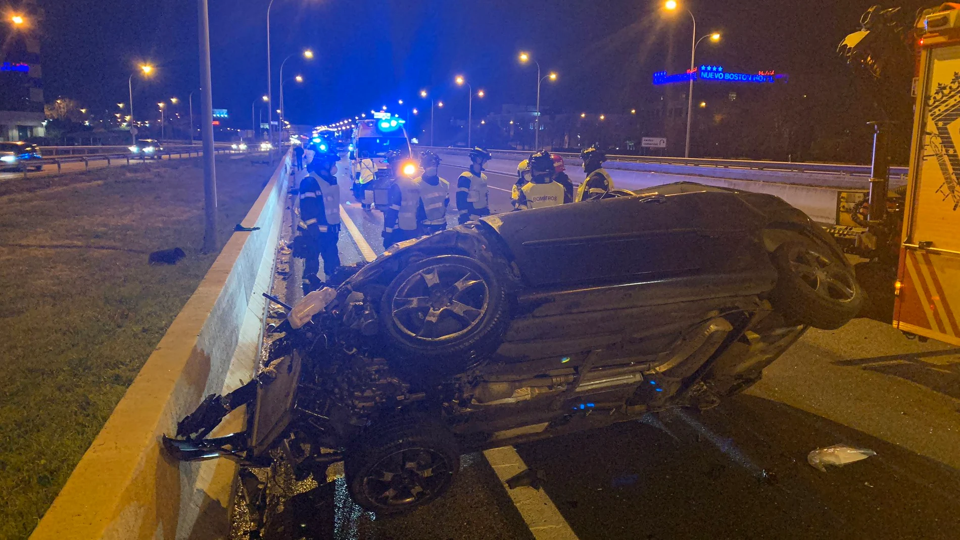 Accidente mortal en Madrid