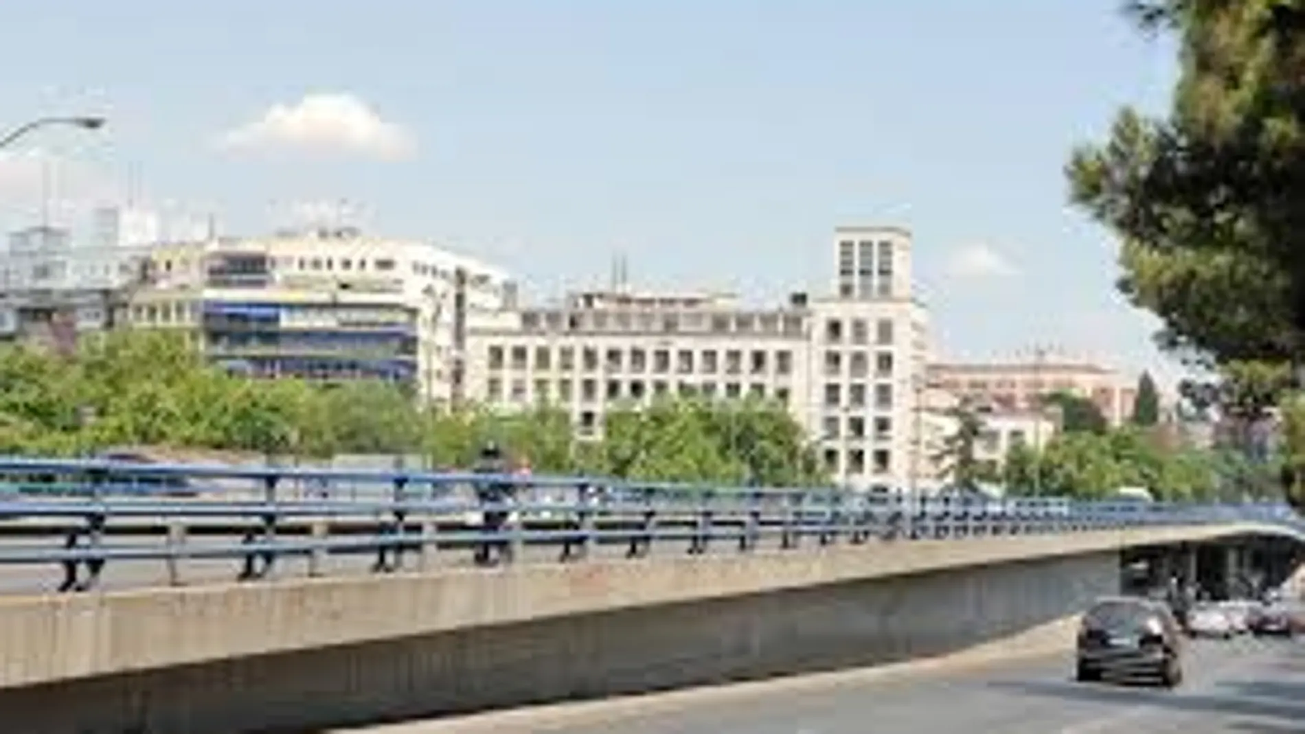 Obras en el puente de Raimundo Fernández Villaverde