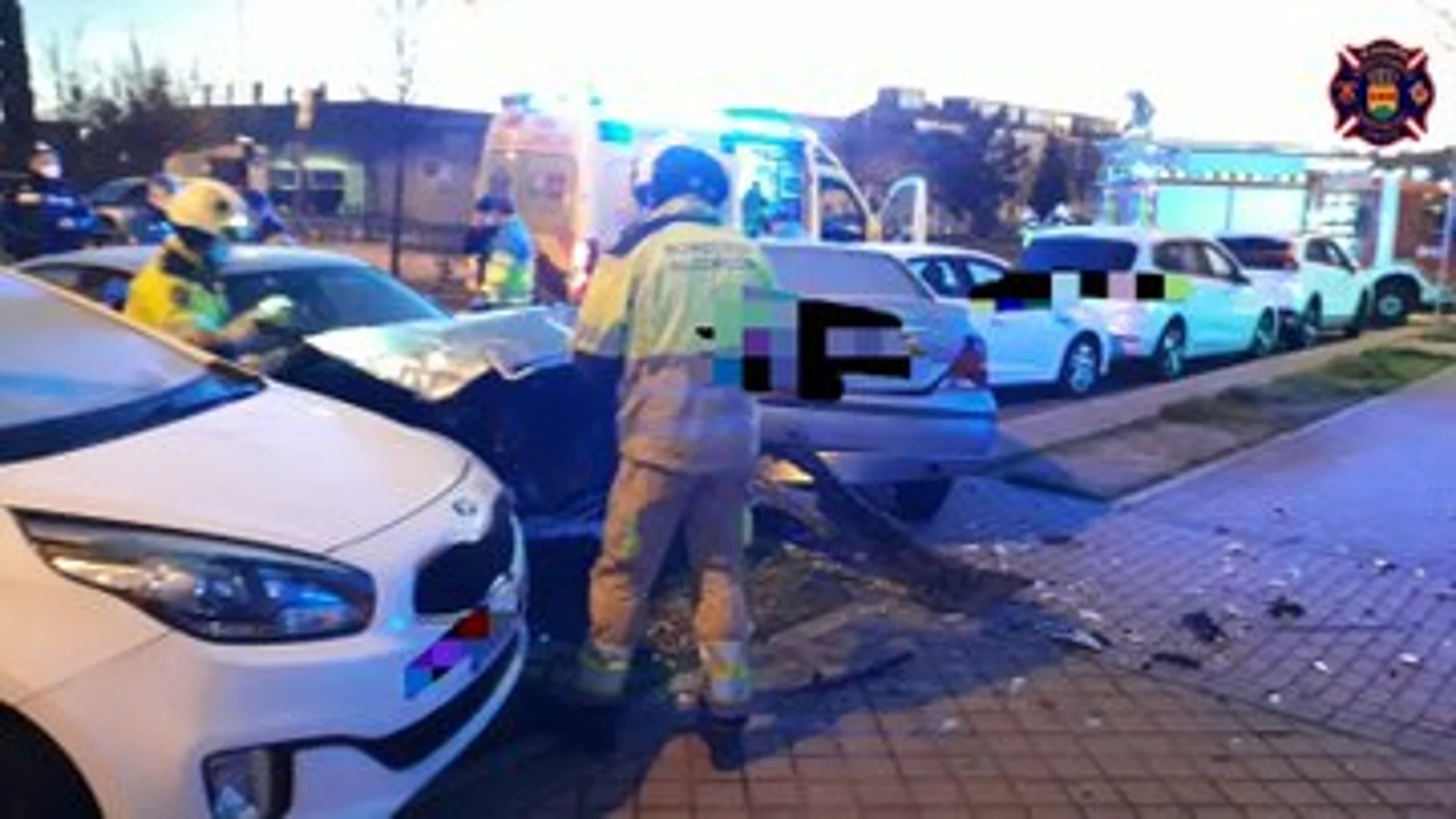 Intervención de los Bomberos de Alcorcón