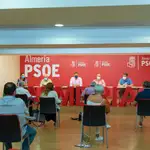 Imagen de archivo de una reunión de la Ejecutiva Provincial del PSOE de Almería