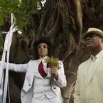 El actor peruano en una imagen de otra ceremonia similar en Santo Domingo