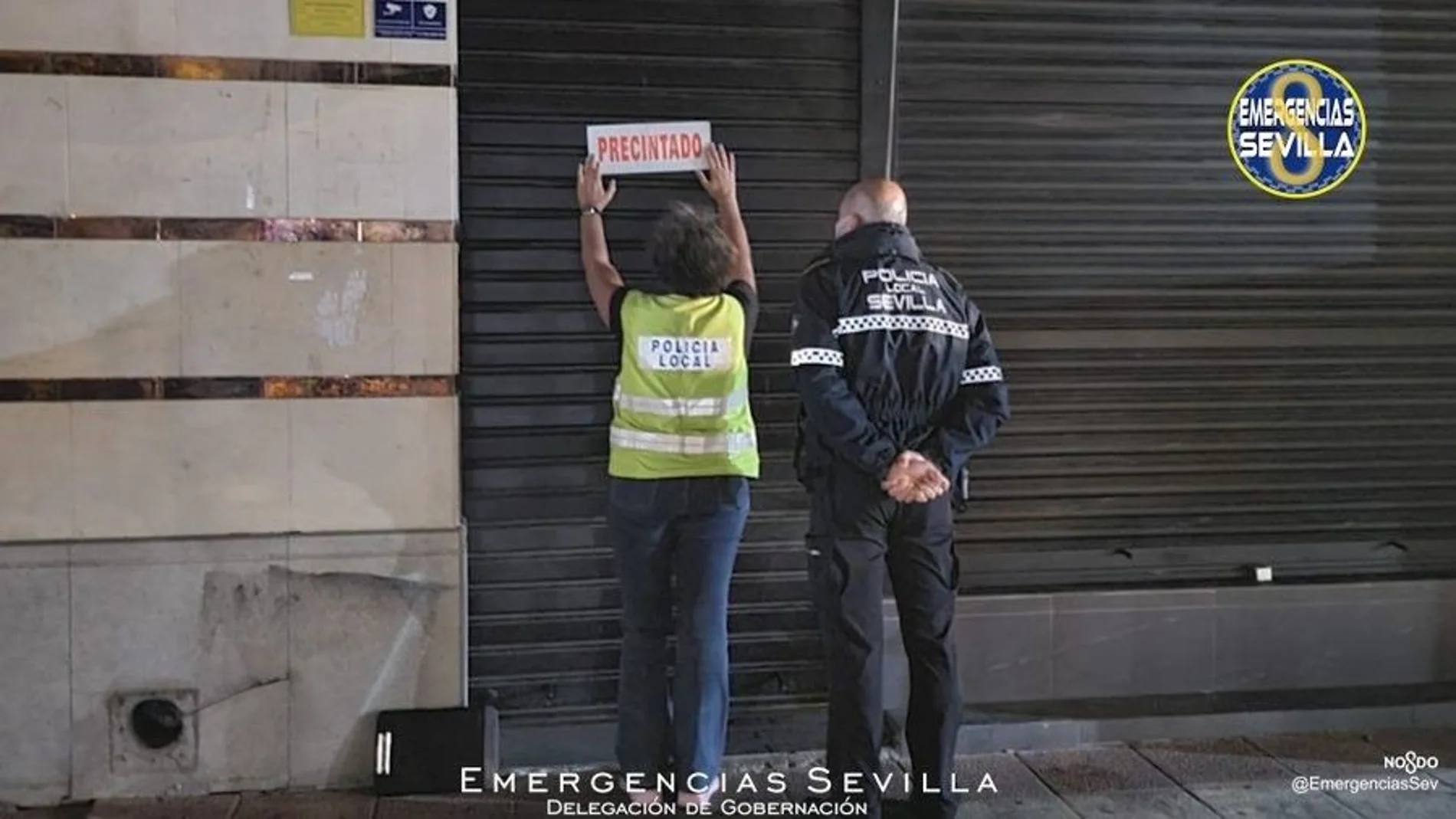 La Policía Local de Sevilla precinta un bar al incumplir las medidas anti covid