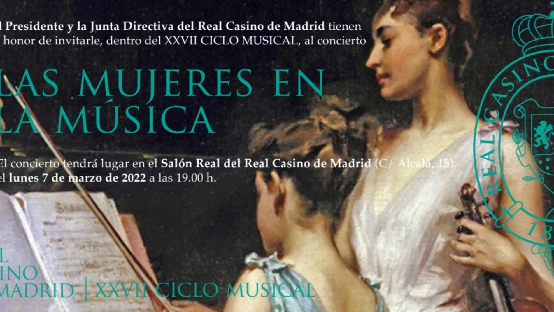 Recital dedicado a las mujeres en el Casino de Madrid