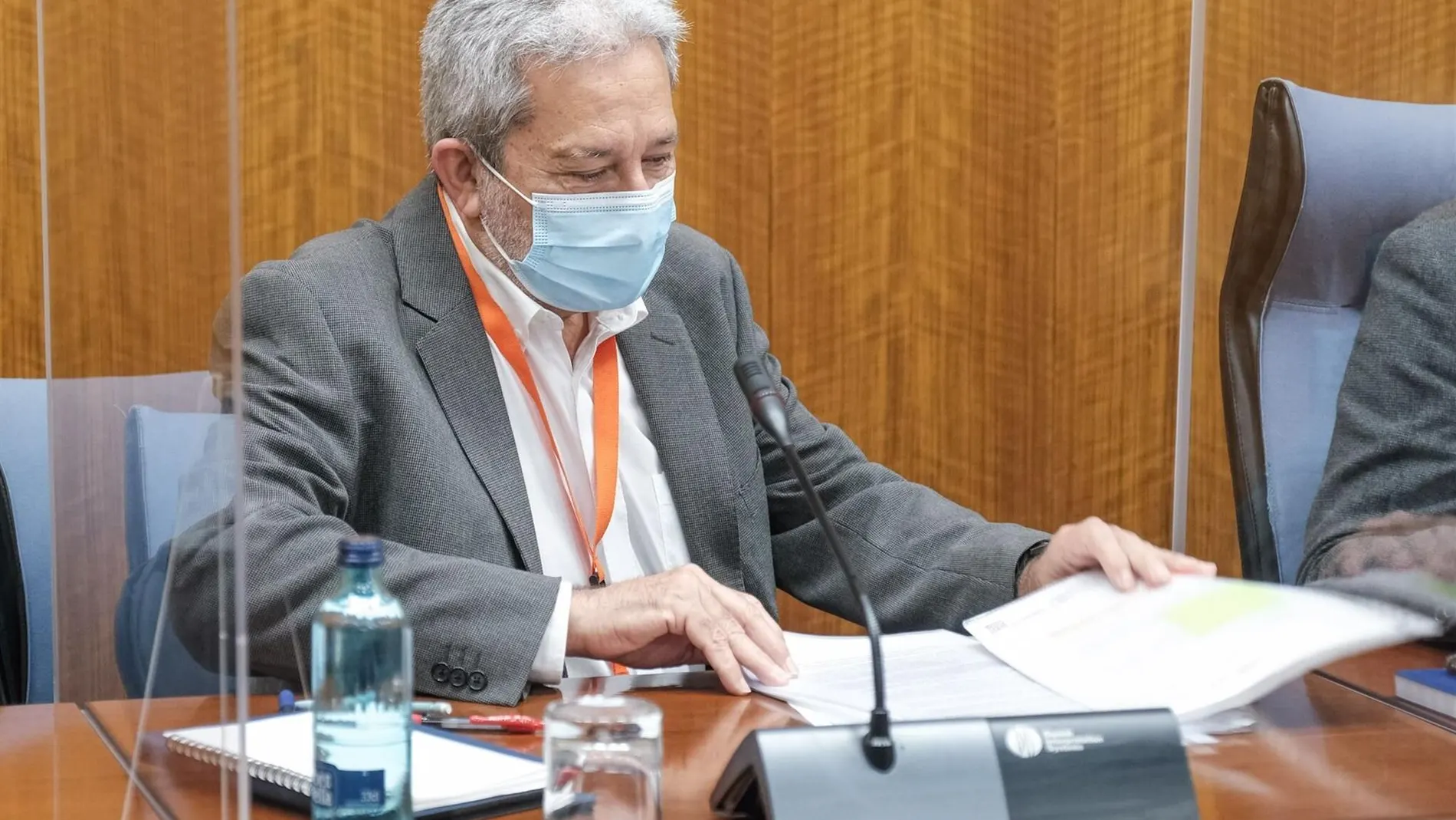 El ex gerente del SAE Antonio Toro, en la comisión de la Faffe