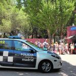 Coche de la Policía Municipal de Madrid en Moratalaz