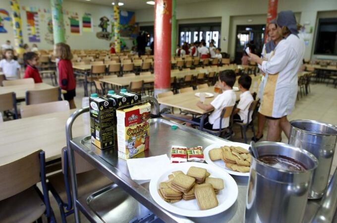 Comedor escolar en Madrid