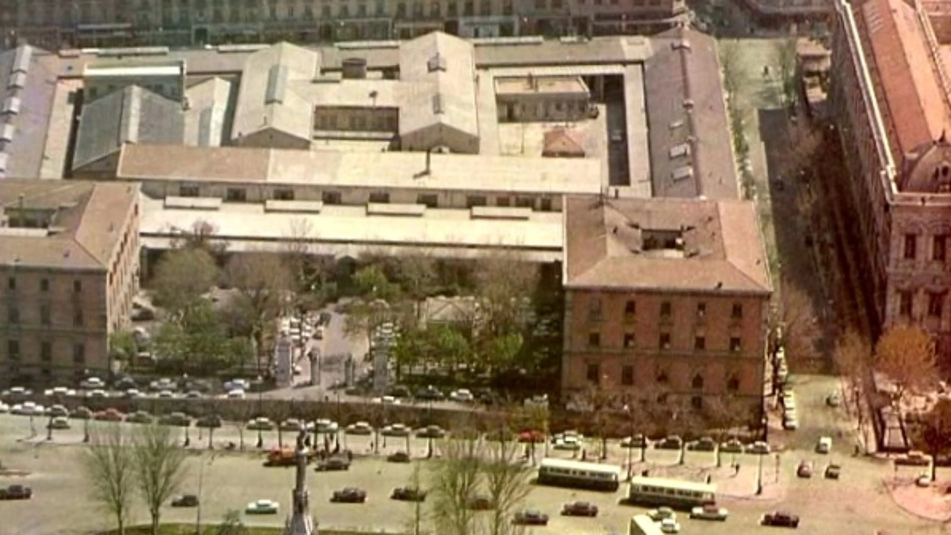 La antigua Casa de la Moneda, en Colón, hacia 1970